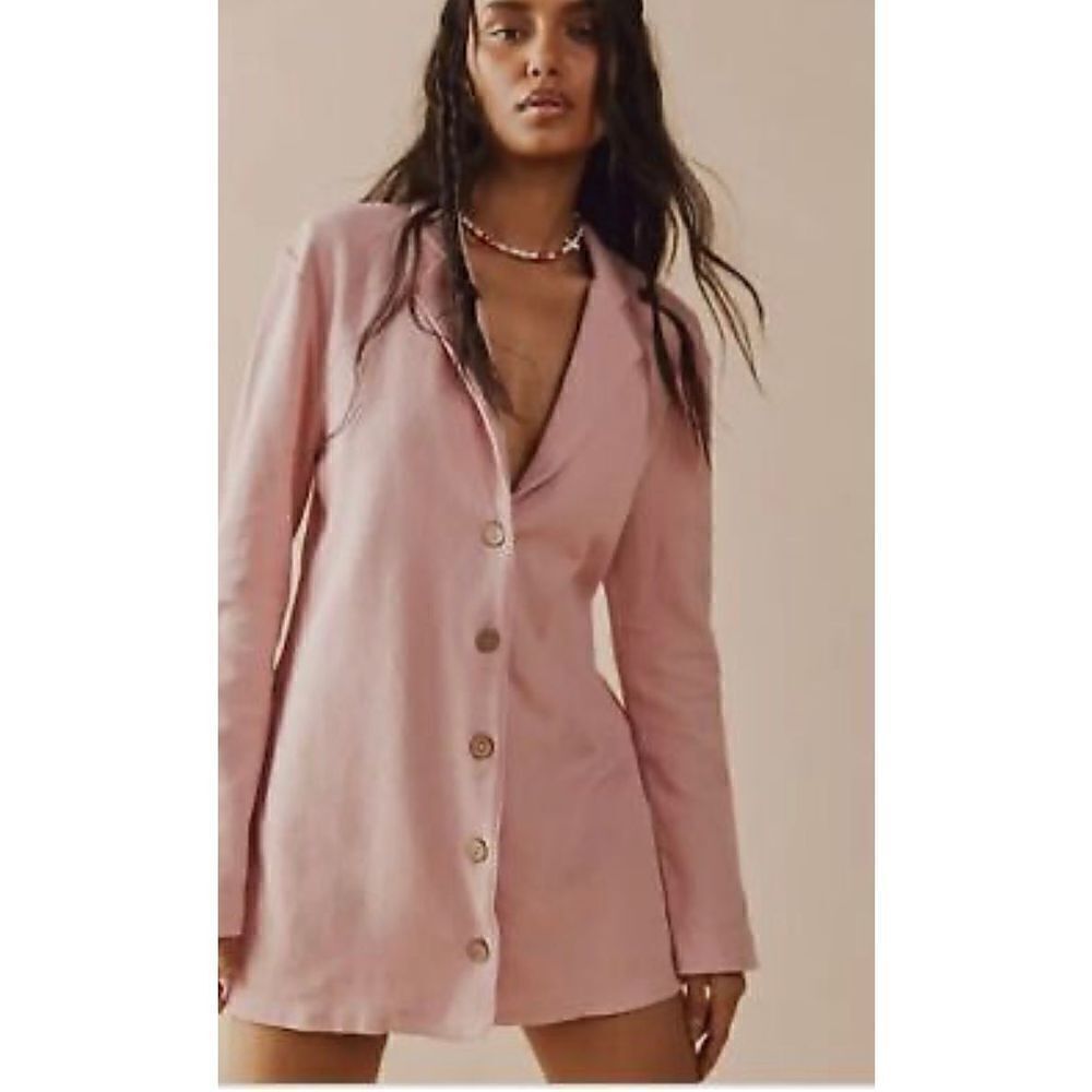 Free People Lizzie Romper Blazer One Piece size medium